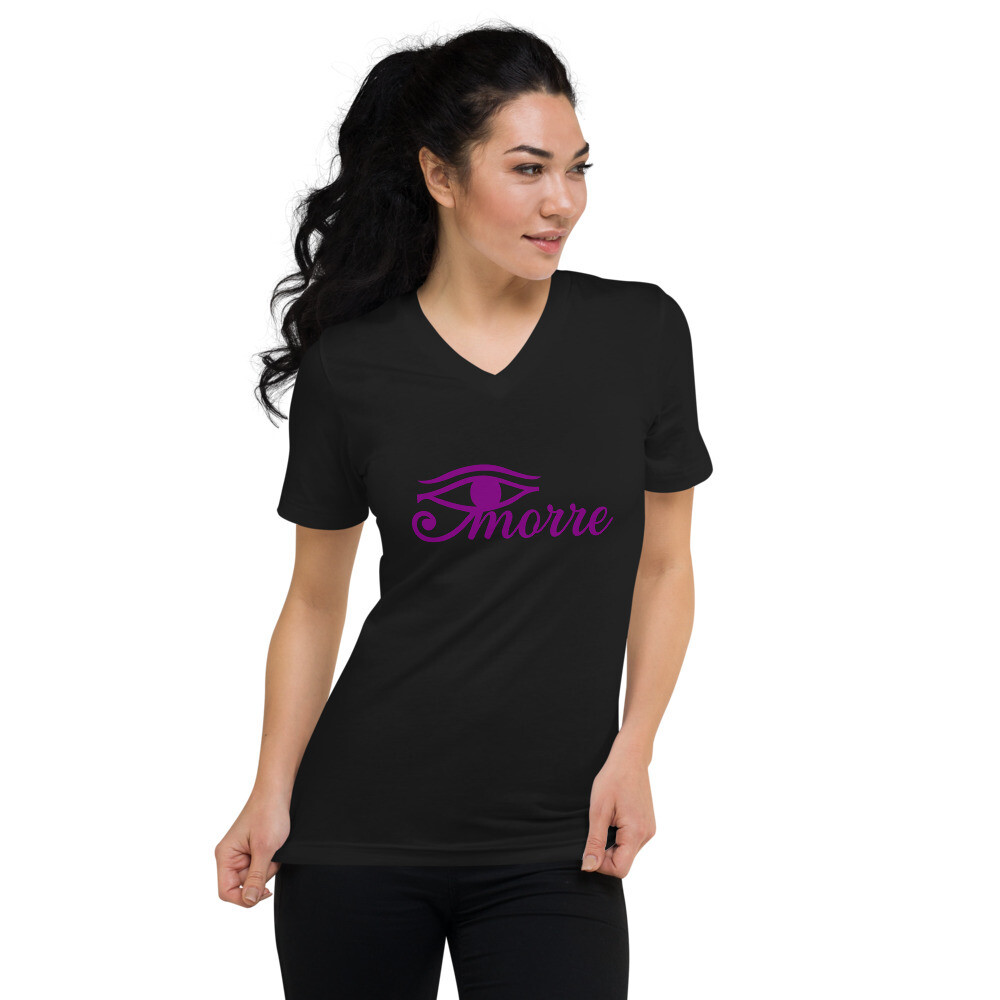CMORRE Unisex Short Sleeve V-Neck T-Shirt