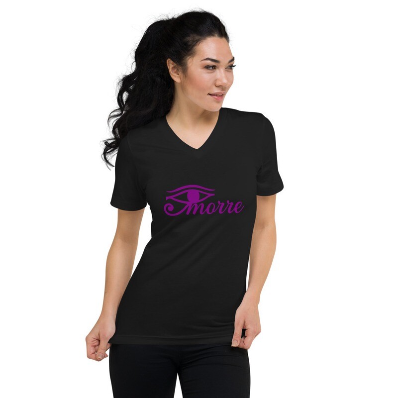 CMORRE Unisex Short Sleeve V-Neck T-Shirt