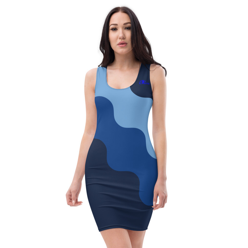 CMORRE BLUE BOMB Sub Cut &amp; Sew Dress