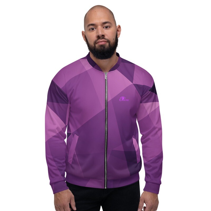 CMORRE Purple Passion Unisex Bomber Jacket