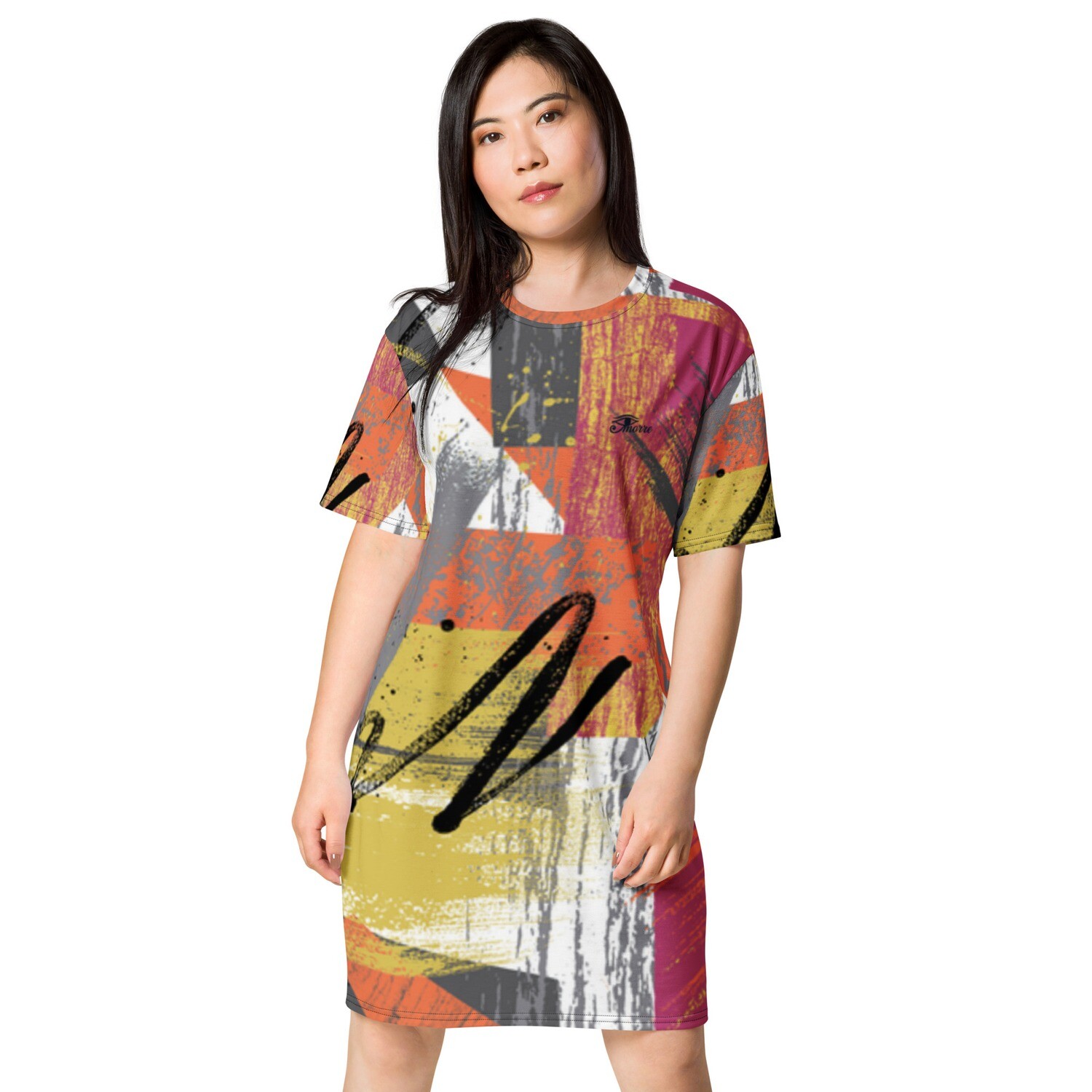 CMORRE Grafiti T-shirt dress, Size: 2XS