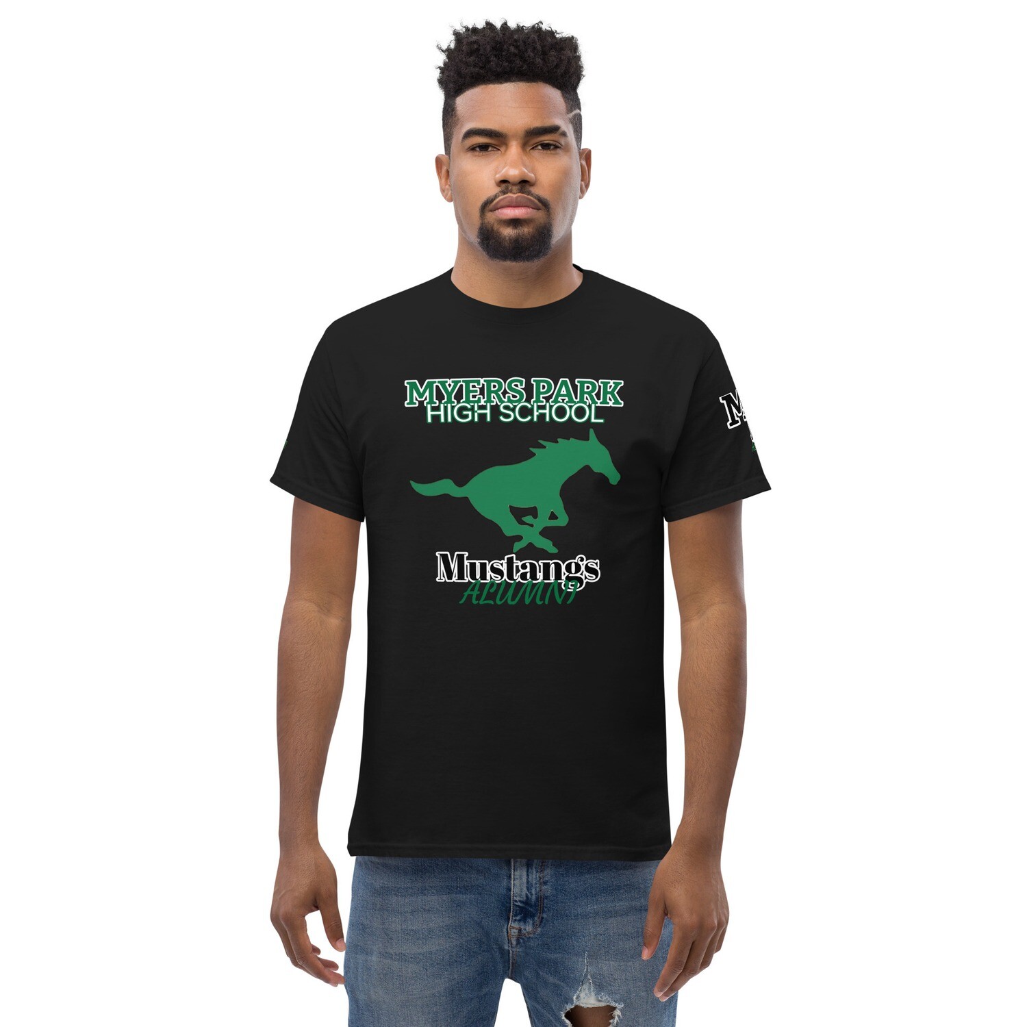 CMORRE MP Men&#39;s classic tee, Color: Black, Size: S