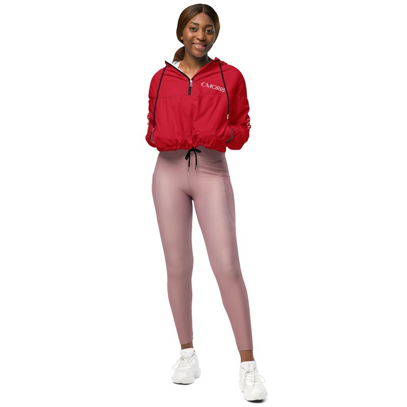 CMORRE Women’s R&amp;W Cropped Windbreaker 