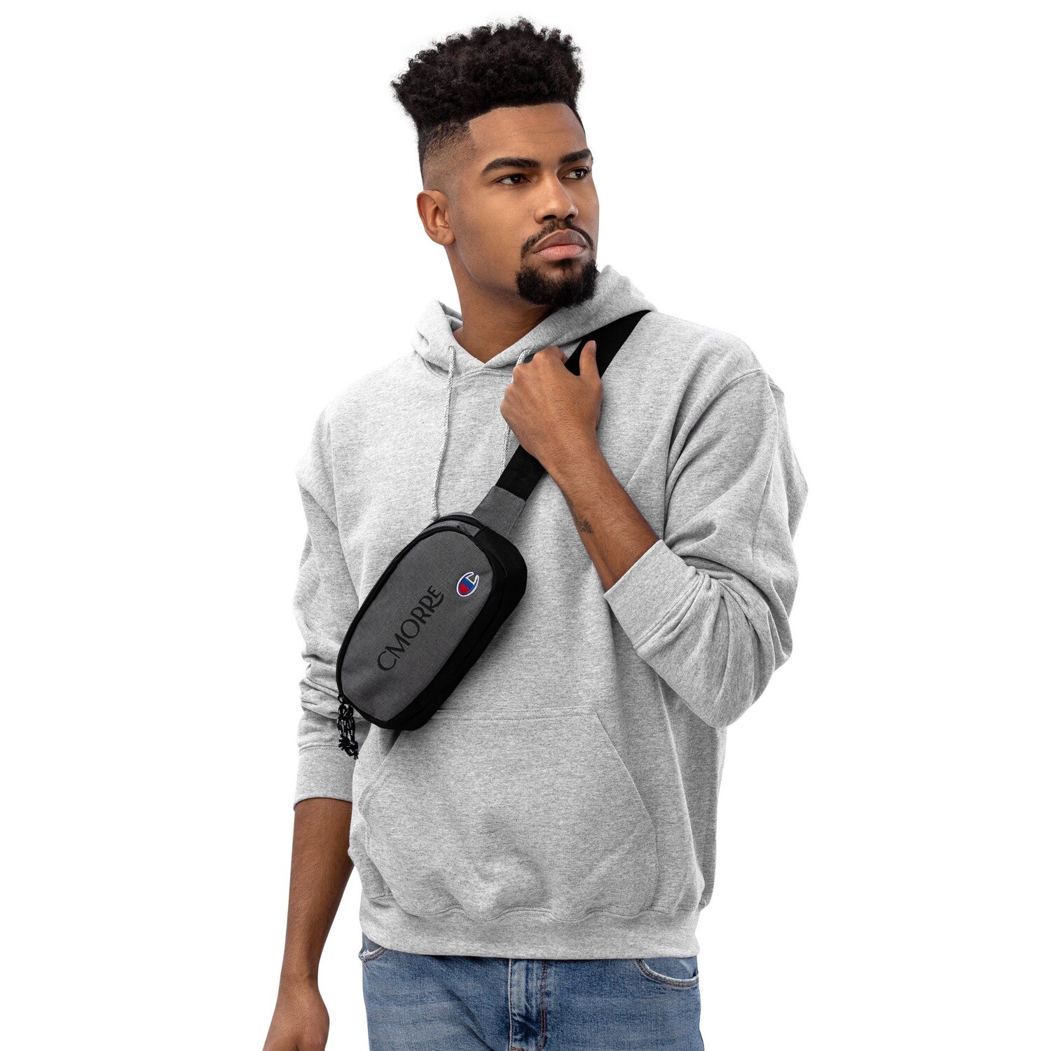 CMORRE NVE Champion fanny pack, Color: Heather Black/Black