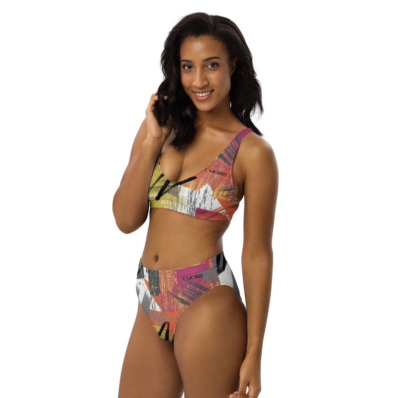 CMORRE Graffiti 2 pc. high-waisted bikini