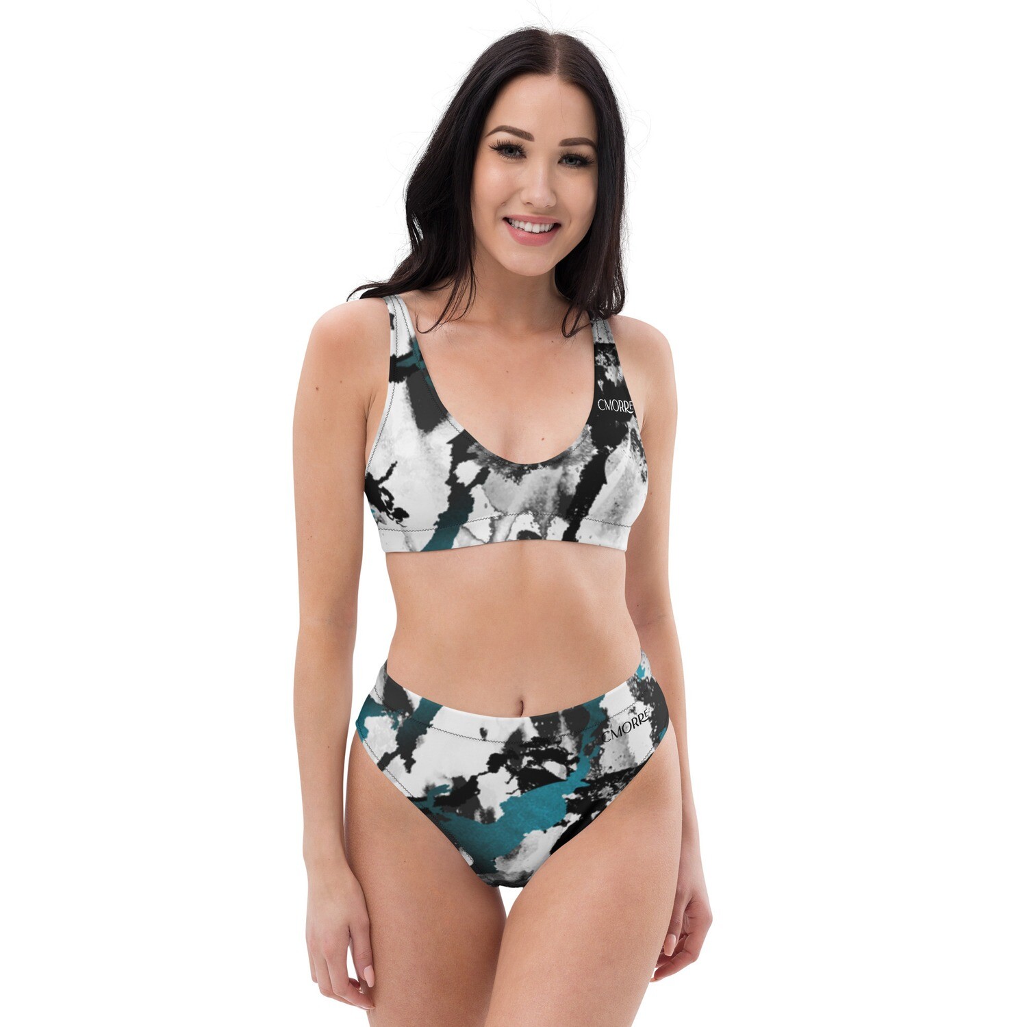 CMORRE Cold Stone high-waisted bikini, Size: XS