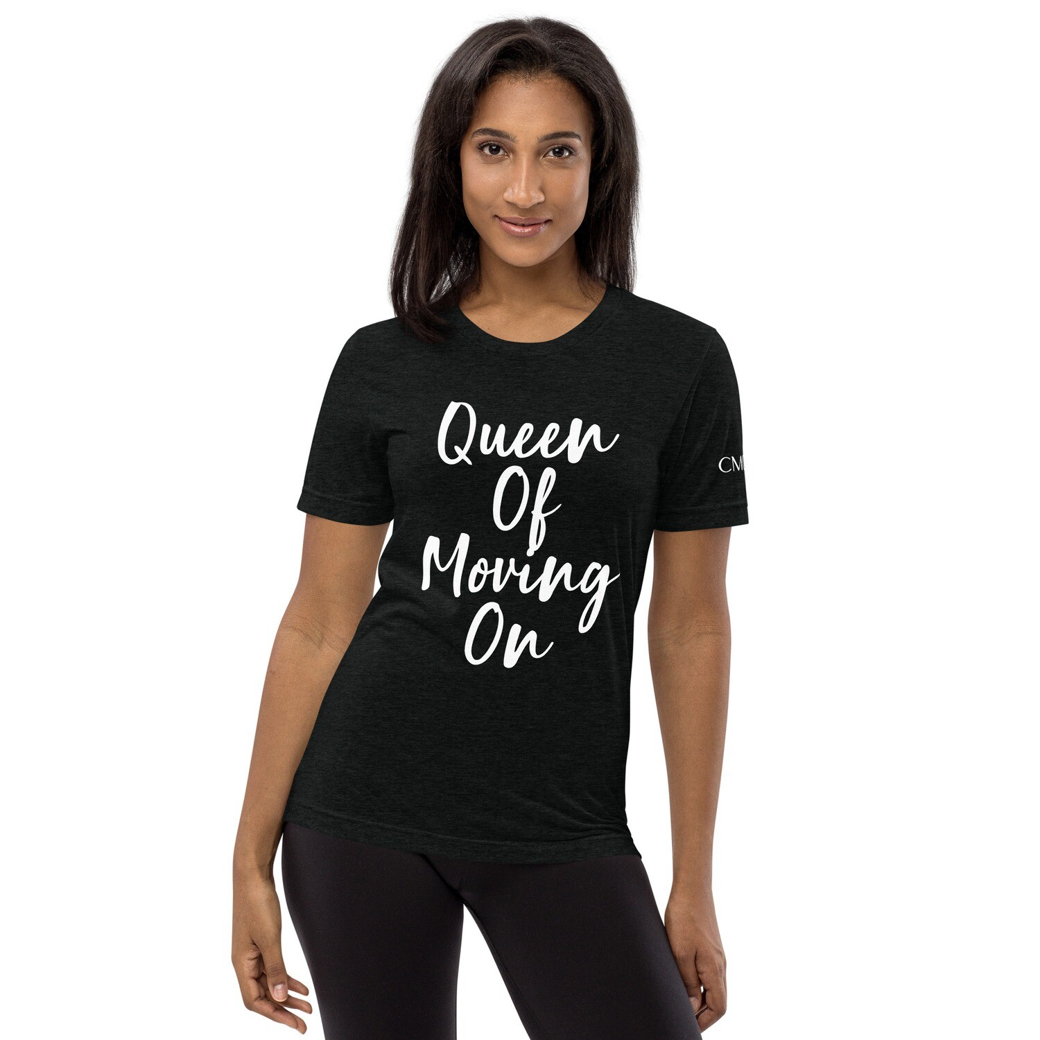 CMORRE QOMO SS T-Shirt, Color: Solid Black Triblend, Size: XS