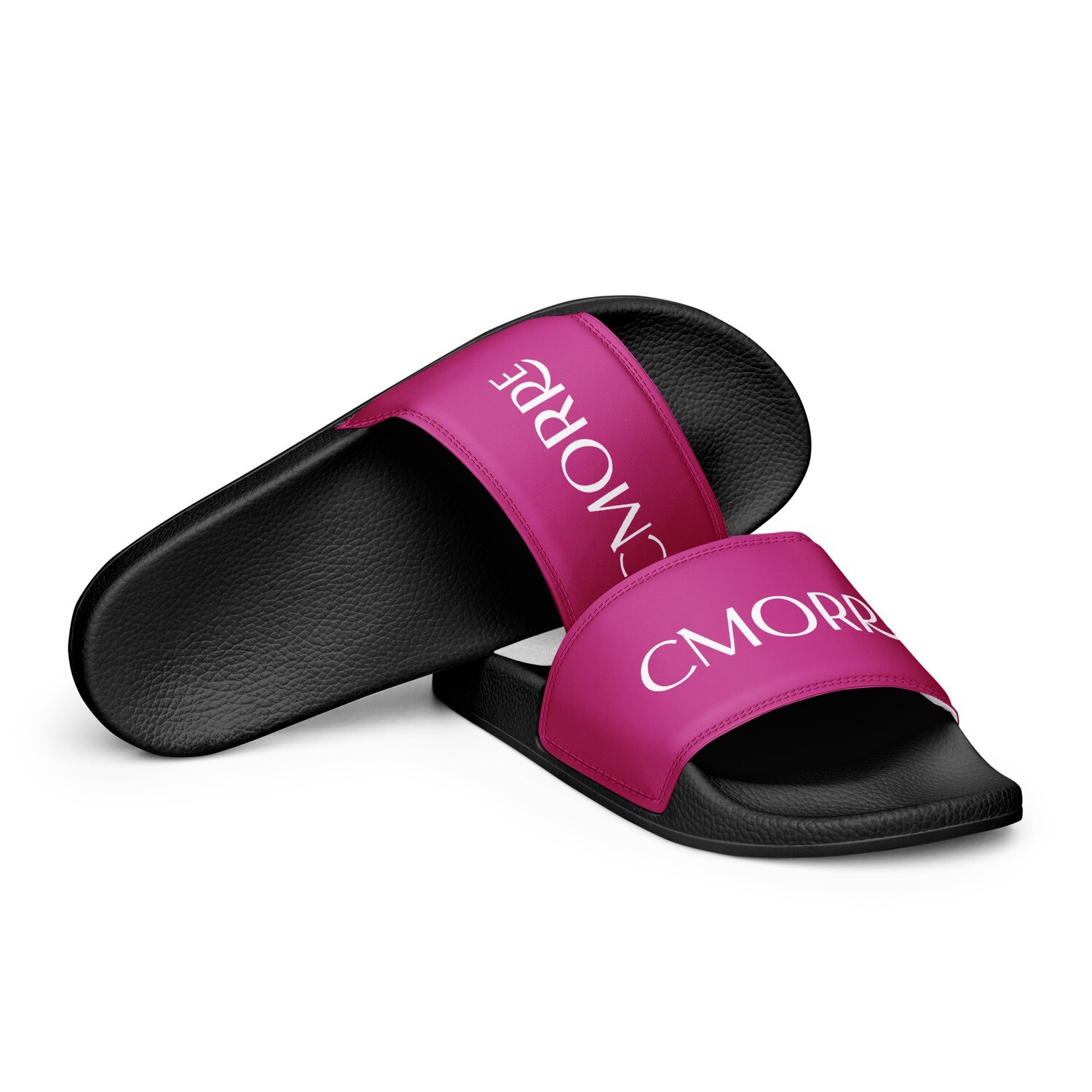 Women&#39;s slides, Color: Black, Size: 5.5