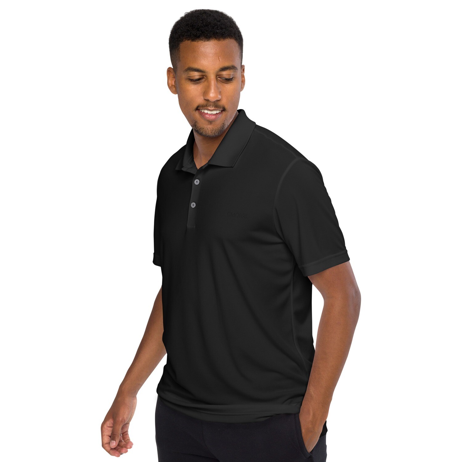 adidas performance polo shirt, Color: Black, Size: S