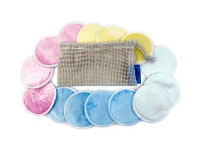 Bamboo Rounds  Reuseable Makeup Remover Pads