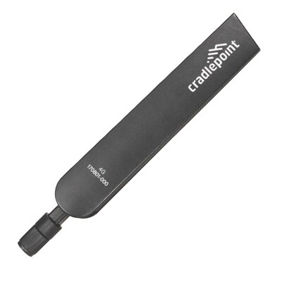 CELLULAR ANTENNA CHARCOAL 600MHZ 6GHZ SMA 180MM