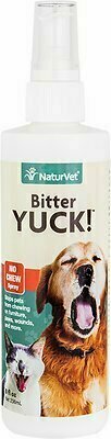 NaturVet Bitter YUCK! No Chew Dog - Cat &amp; Horse Spray - 8 oz. Bottle
