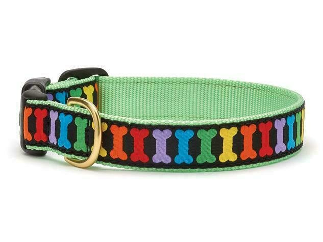 Up Country Rainbones Dog Collar - 15-21&quot; x 1&quot;