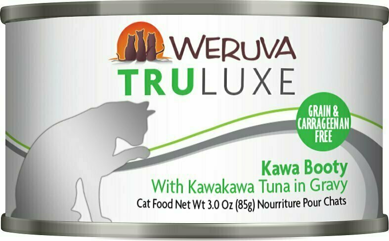 Weruva Cat Truluxe Kawa Booty with Kawakawa Tuna in Gravy Grain-Free Wet Cat Food - 6 oz.