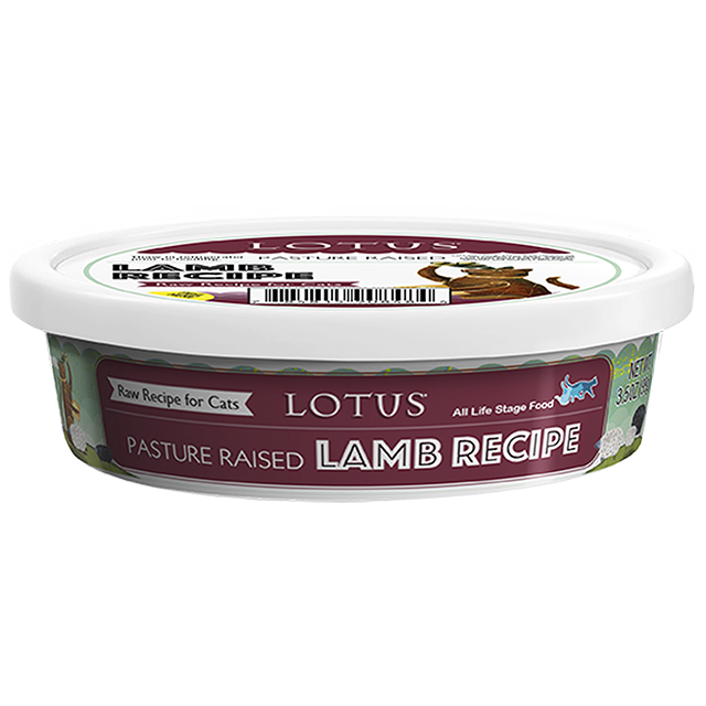 Lotus Pasture Raised Lamb Recipe Raw Cat Food - 3.5 oz.