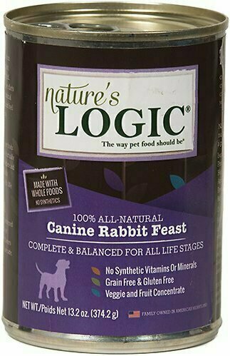 Nature's logic rabbit cat food sale