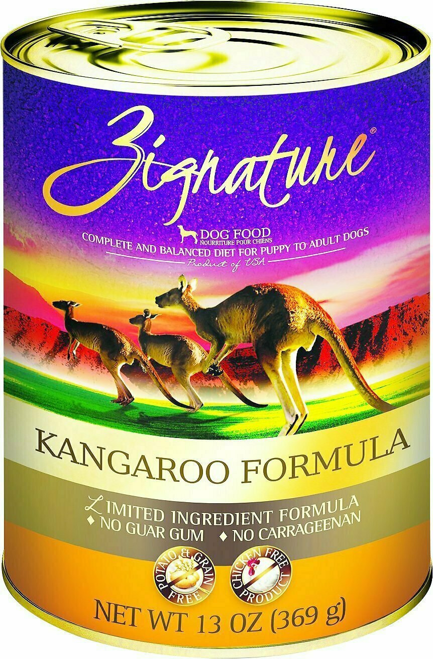 Zignature Kangaroo Limited Ingredient Formula Grain-Free Canned Dog Food - 13 oz.