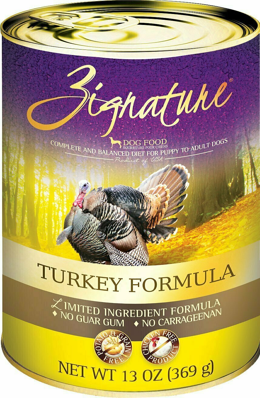 Zignature Turkey Limited Ingredient Formula Grain-Free Canned Dog Food - 13 oz.