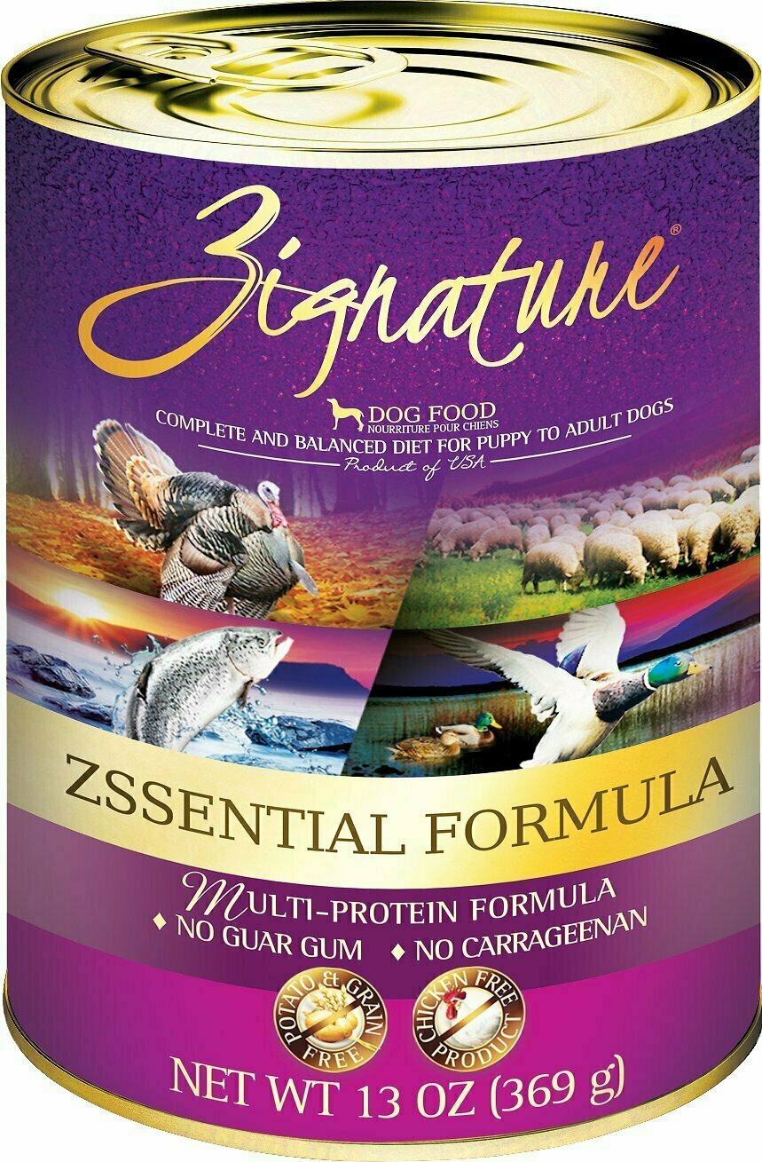Zignature Zssential Multi Protein Formula Grain Free Canned Dog