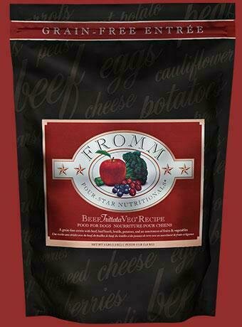 Fromm Four-Star Entree Beef Frittata Grain Free Dry Dog Food 4 Pounds