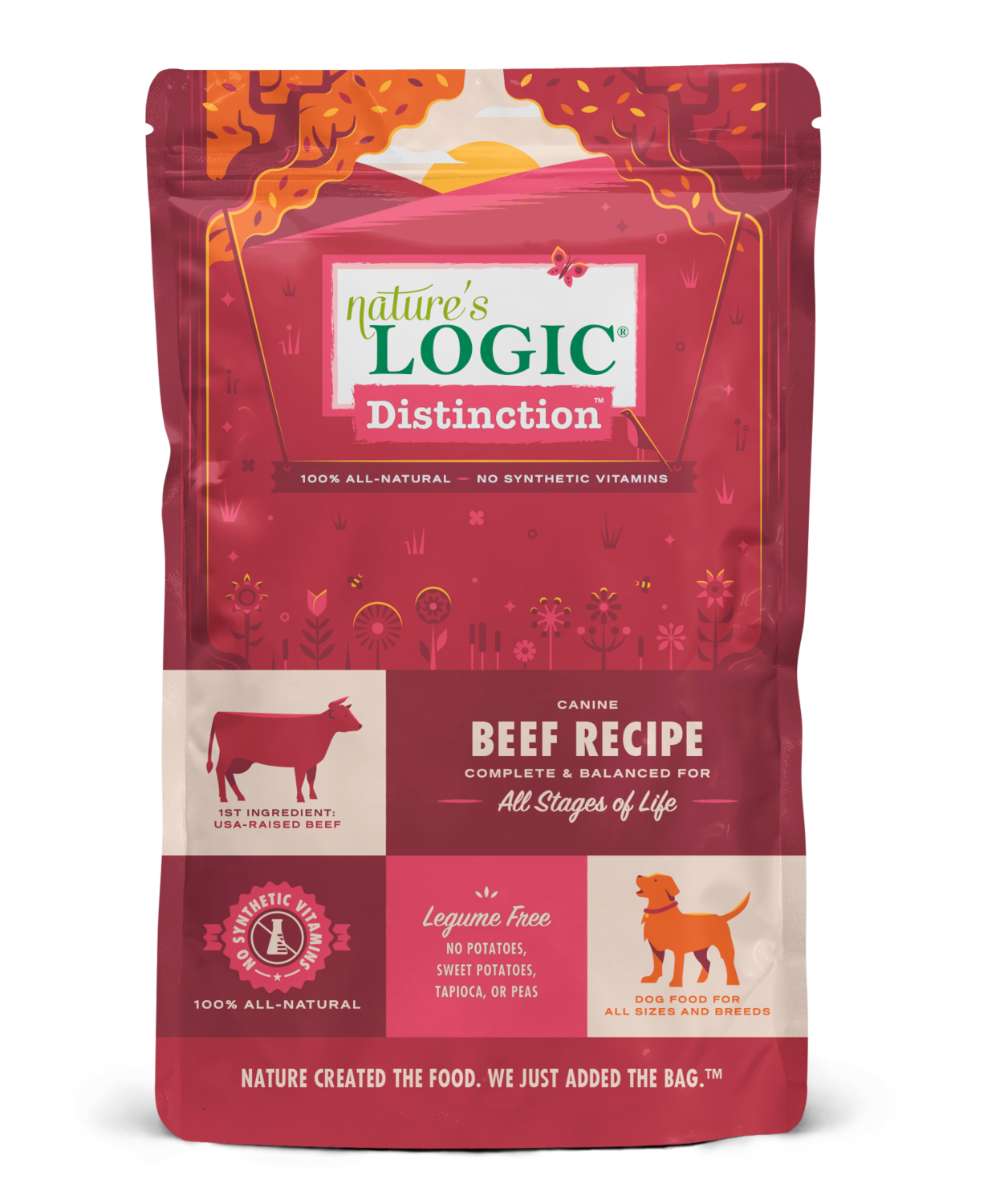 Nature&#39;s Logic Distinction Beef Recipe Dog Food - 4.4 Pound