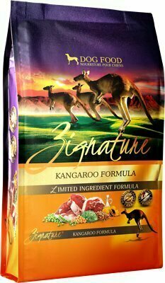 Zignature Kangaroo Limited Ingredient Formula Grain-Free Dry Dog Food - 4 Pound bag