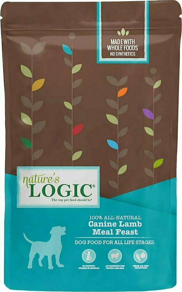 Nature&#39;s Logic Canine Lamb Meal Feast Dry Dog Food - 13 Pound