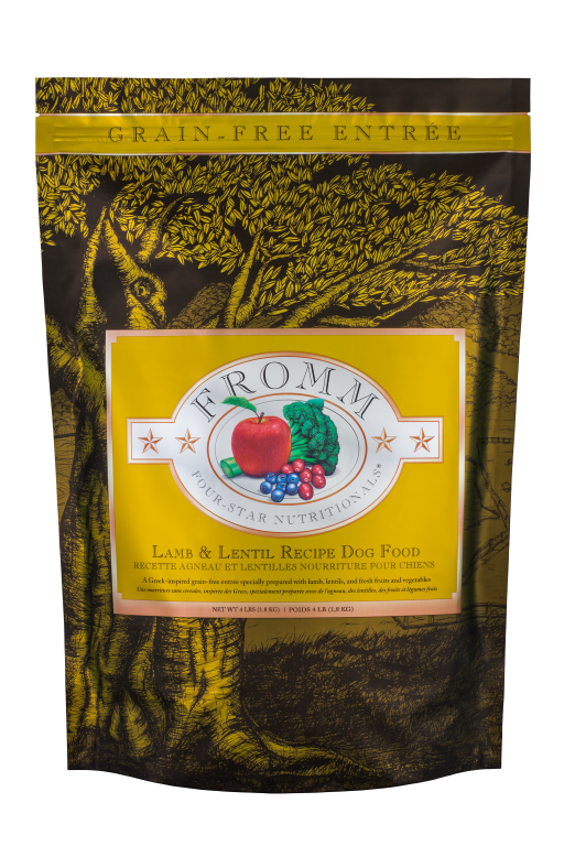Fromm Lamb &amp; Lentil Recipe Dry Dog Food 4 Pounds