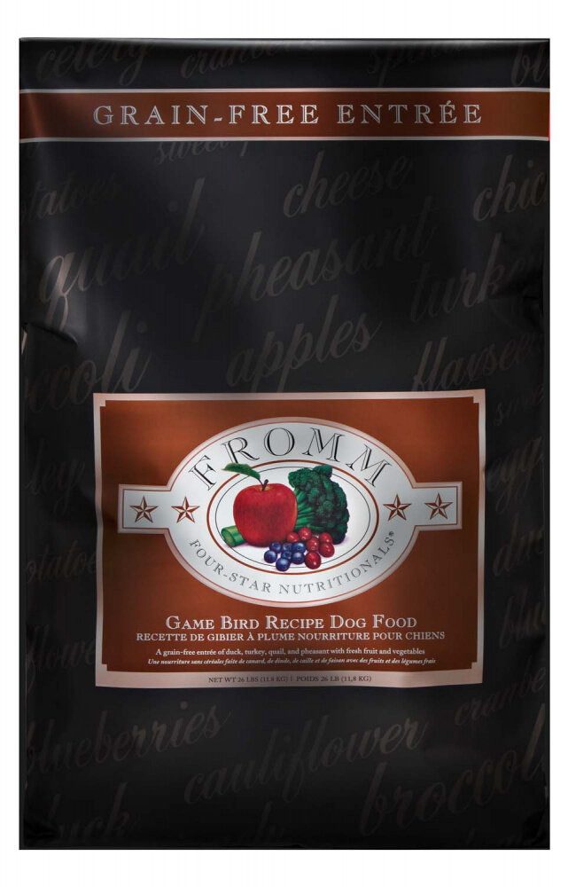 Fromm Four-Star Grain Free Game Bird 12 PoundBag