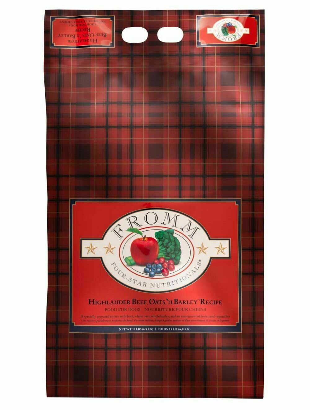 Fromm Four-Star Highlander Beef, Oats, &#39;n Barley Recipe Dry Dog Food 12 Pounds