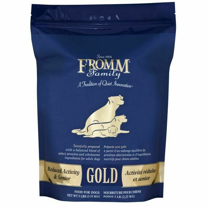 Fromm Reduced Activity Senior Gold Dry Dog Food 5 Pounds