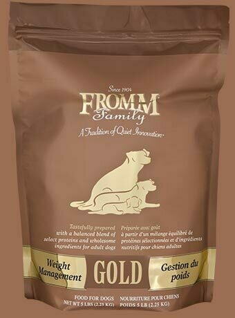 Fromm Gold Weight Management Dry Dog Food - 5 Pound