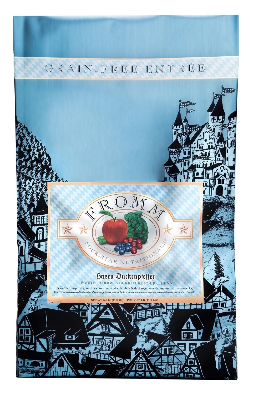 Fromm Four Star Grain Free Hasen Duckenpfeffer Dry Dog Food - 12 Pound Fromm Four Star Grain Free Hasen Duckenpfeffer Dry Dog Food - 12 Pound