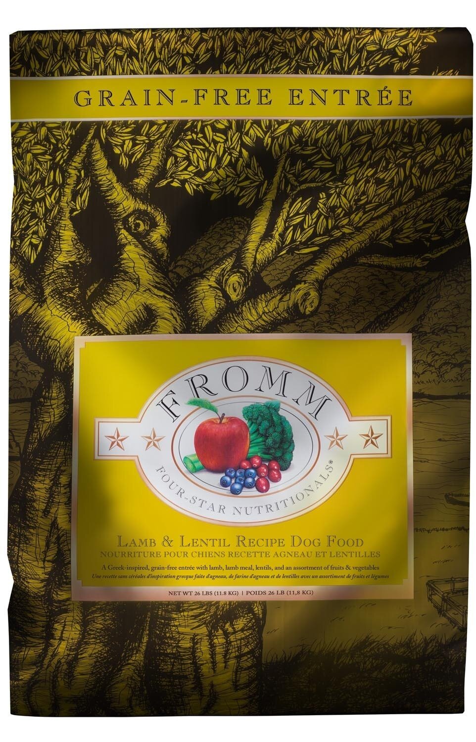 Fromm Four Star Grain Free Lamb and Lentil Dry Dog Food - 12 Pound Fromm Four Star Grain Free Lamb and Lentil Dry Dog Food - 12 Pound
