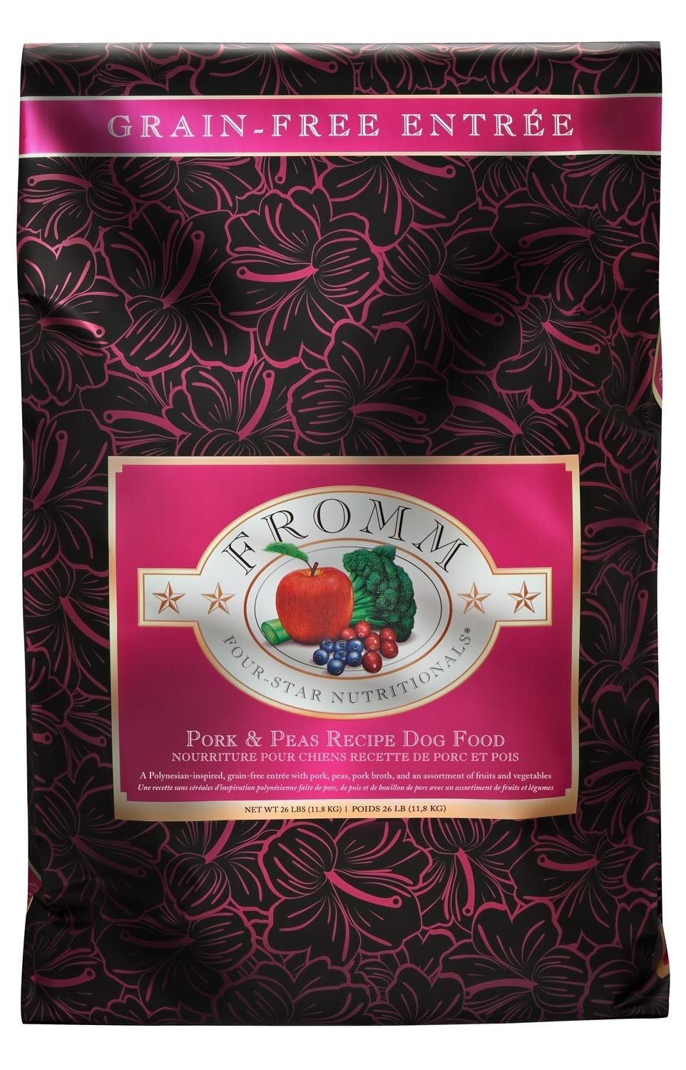Fromm Four Star Grain Free Pork and Peas Recipe Dry Dog Food - 26 Pound Fromm Four Star Grain Free Pork and Peas Recipe Dry Dog Food - 26 Pound