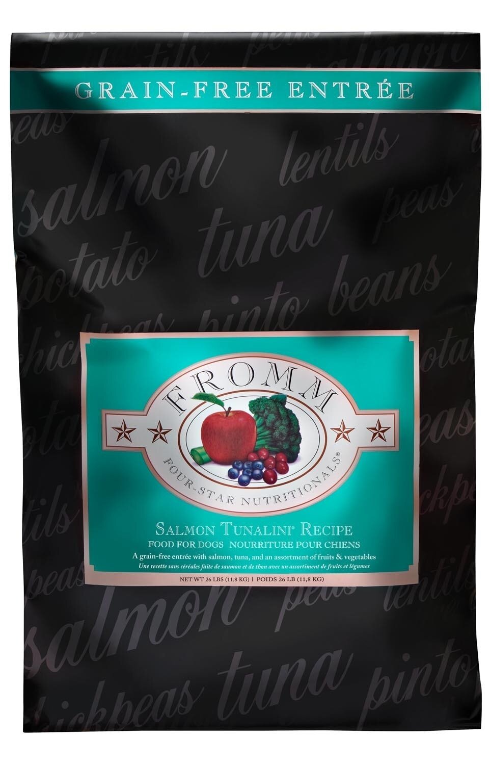 Fromm Four Star Grain Free Salmon Tunalini Dry Dog Food - 12 Pound Fromm Four Star Grain Free Salmon Tunalini Dry Dog Food - 12 Pound