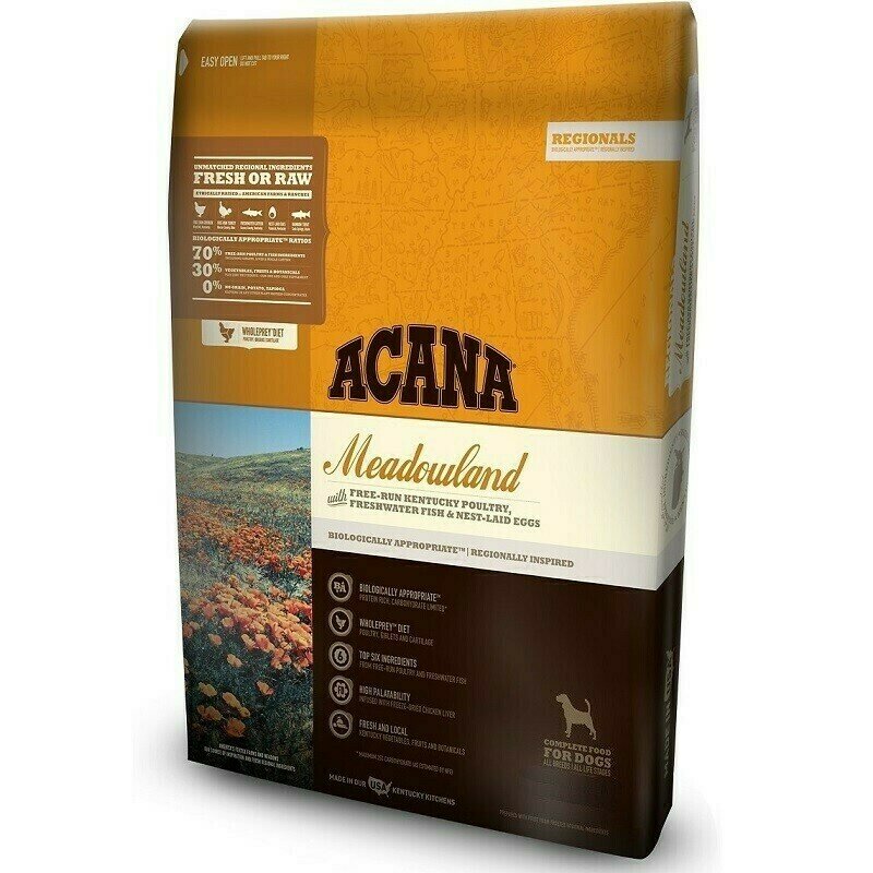 ACANA Regionals Meadowland Grain-Free Dry Dog Food - 25 Pound