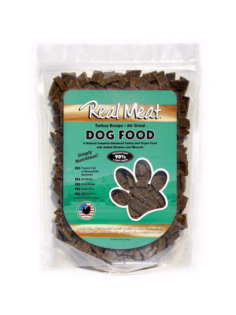 The Real Meat Company Turkey Grain-Free Air-Dried Dog Food - 10 Pound