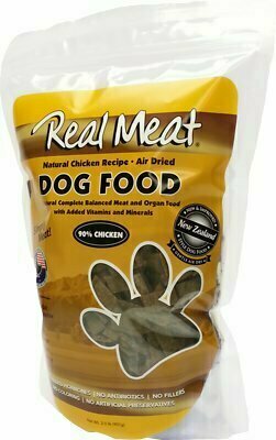 The Real Meat Company 90% Chicken Grain-Free Air-Dried Dog Food - 2 Pound Bag