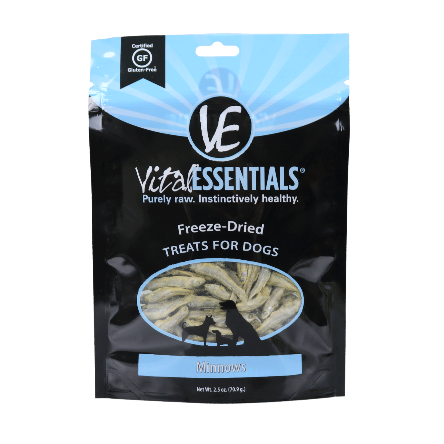 Vital Essentials Minnows Freeze-Dried Dog Treats - 2.5 oz.