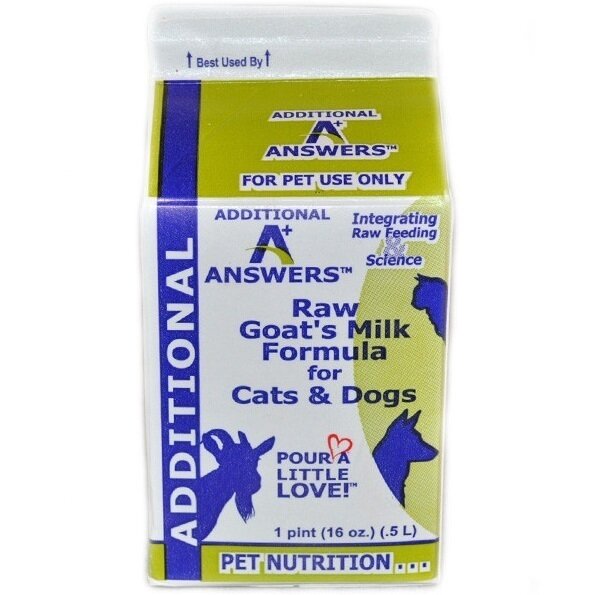 Answers Additional Raw Goat&#39;s Milk for Dogs &amp; Cats - 1 Pint