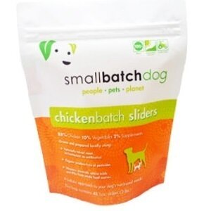 Small Batch Dog Chicken Batch 1 oz. Sliders Raw Frozen Dog Food - 3 Pound