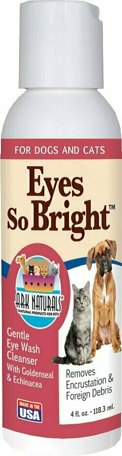 Ark Naturals Eyes So Bright Dog &amp; Cat Gentle Cleanser - 4 oz. Bottle