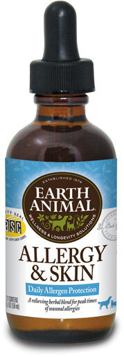 Earth Animal Allergy &amp; Skin Supplement - 2 oz.