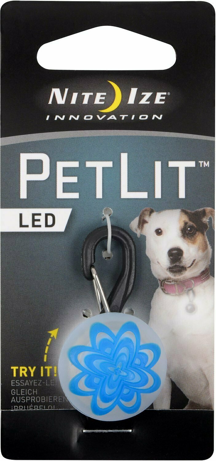 Nite Ize PetLit LED Collar Light - Blue Burst