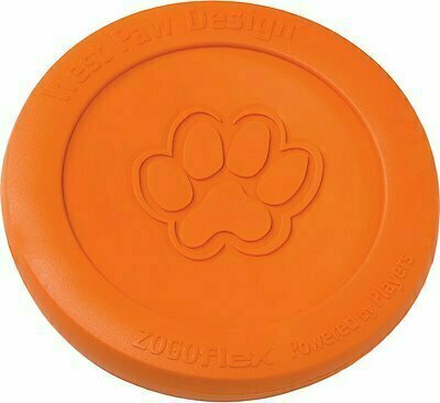 West Paw Zogoflex Zisc Dog Toy - Tangerine (Small)