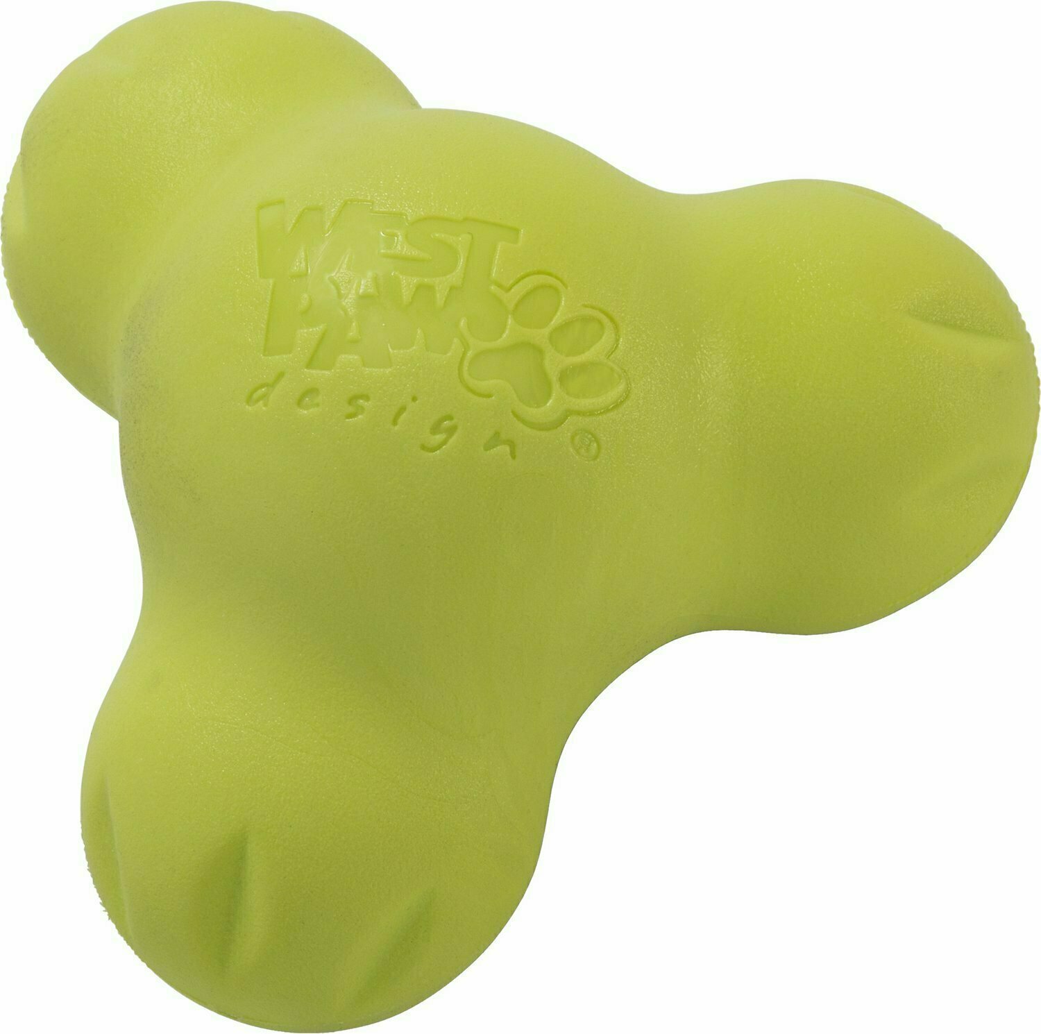 West Paw Zogoflex Small Tux Dog Toy - Granny Smith Green