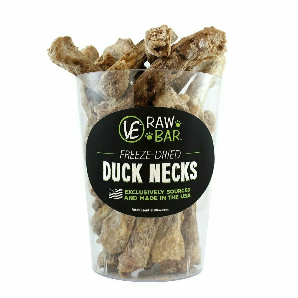Vital Essentials Raw Bar Duck Neck Freeze-Dried Dog Treat - 1 Piece