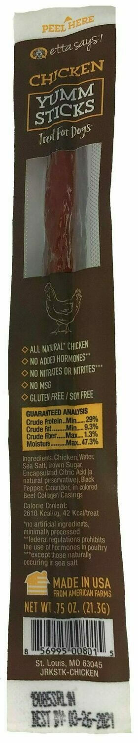Etta Says! Yumm Sticks Chicken Dog Treats - 1 Items