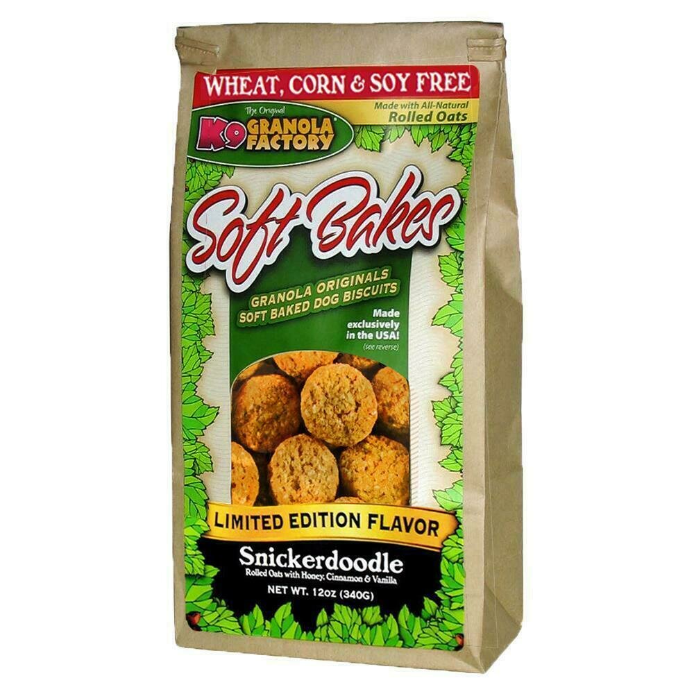 K9 Granola Factory Soft Bakes Snickerdoodle Limited Edition Flavor Dog Treats - Small - 12 oz